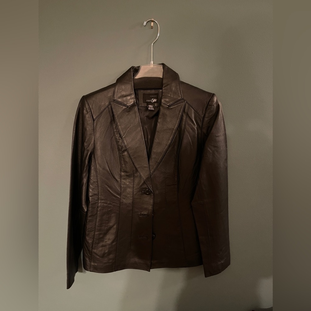 East 5th genuine leather jacket NWT size small